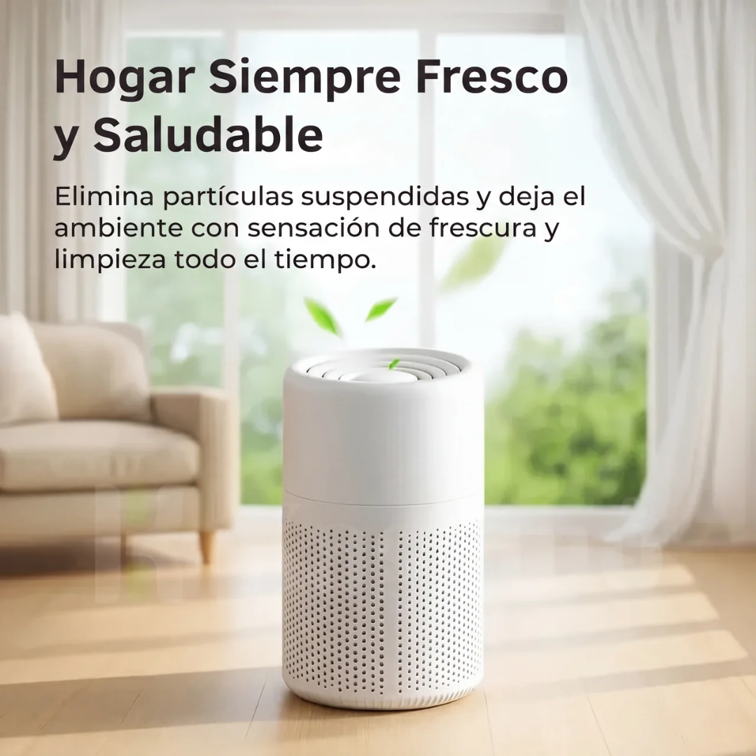 Purificador de Aire AirClean KSA4 - Con filtro HEPA y función ionizadora