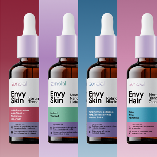 KIT Especial 4 Sérums – Ácido Hialurónico, Retinol, Ácido Tranexámico y Blend de Aceites