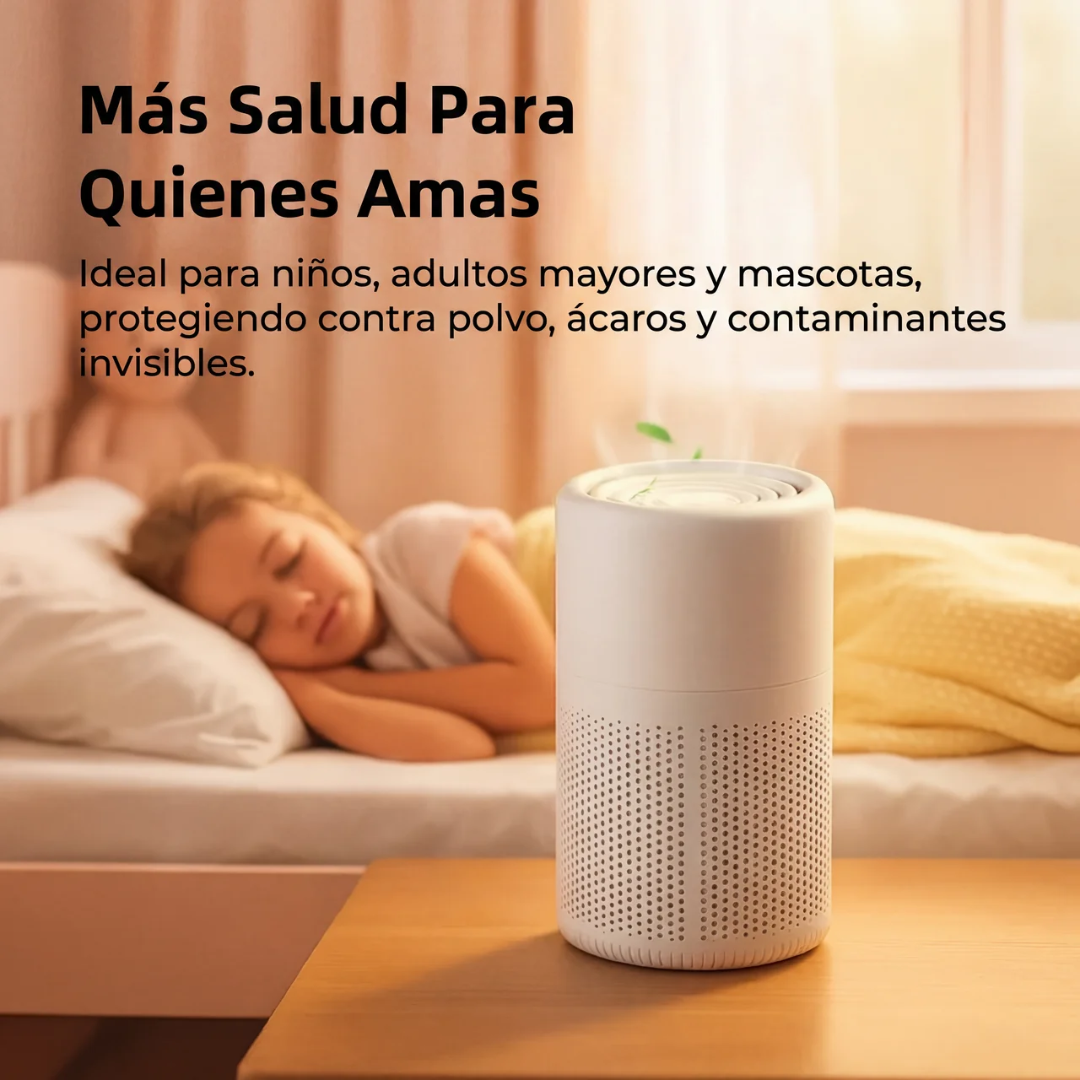 Purificador de Aire AirClean KSA4 - Con filtro HEPA y función ionizadora