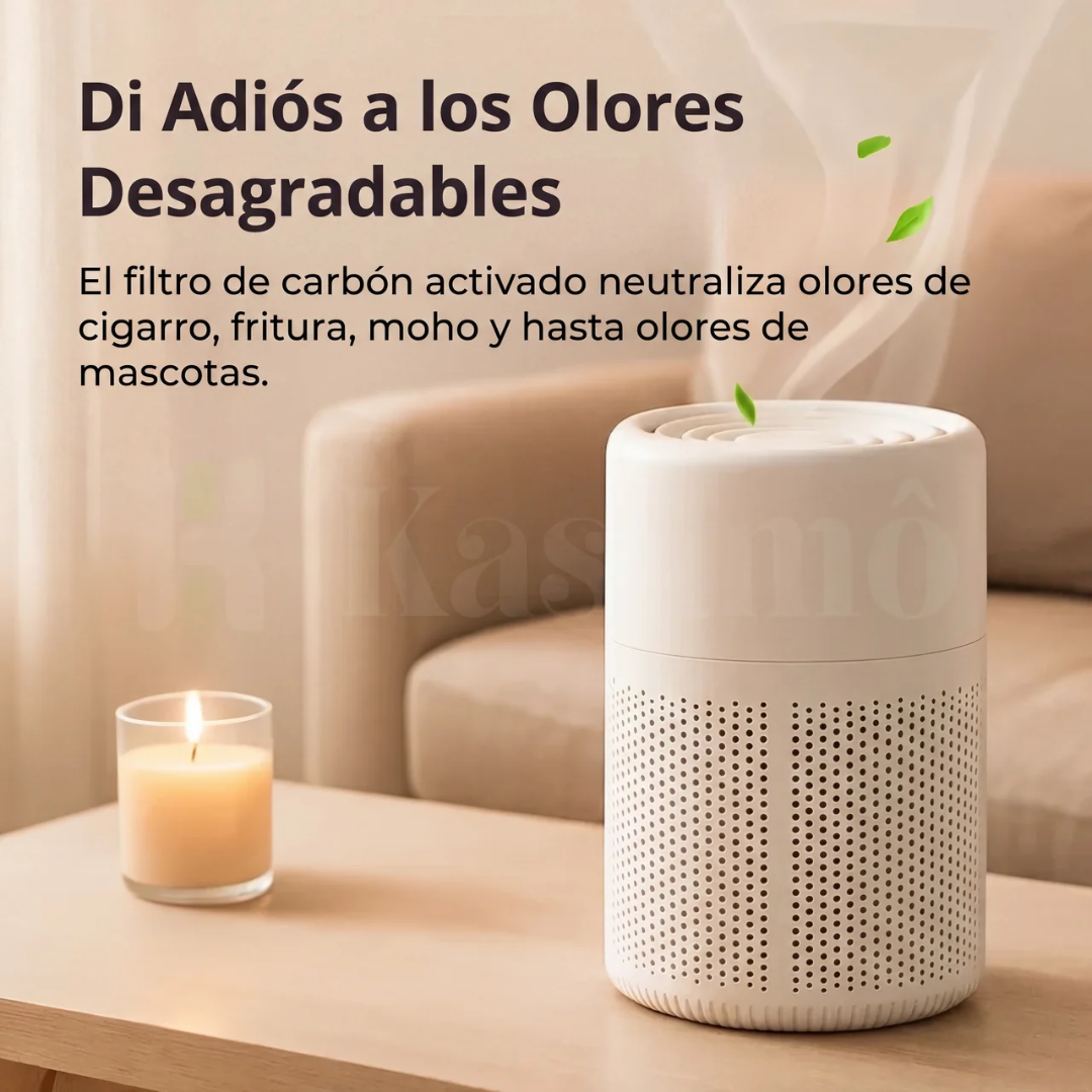 Purificador de Aire AirClean KSA4 - Con filtro HEPA y función ionizadora