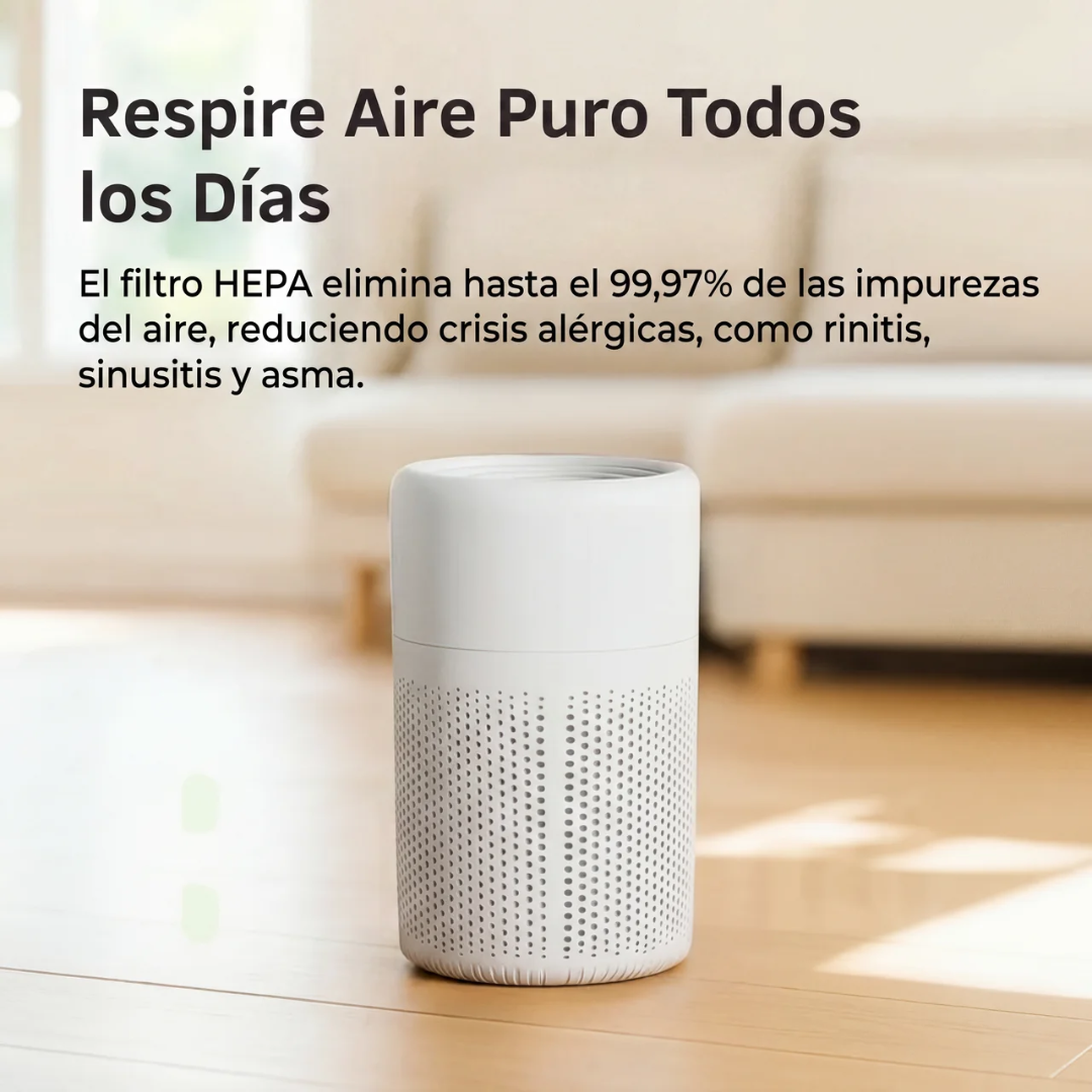 Purificador de Aire AirClean KSA4 - Con filtro HEPA y función ionizadora