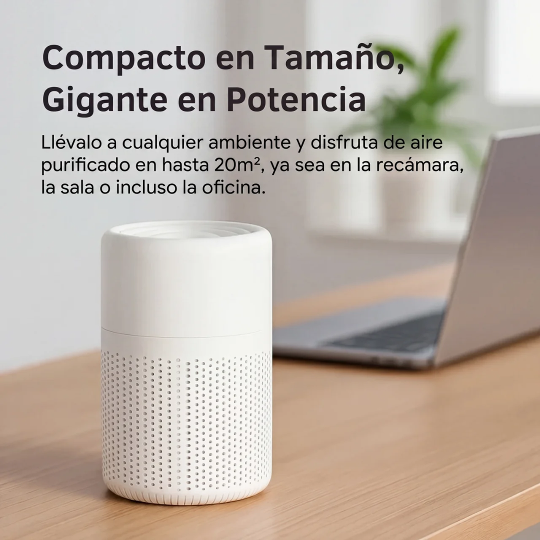 Purificador de Aire AirClean KSA4 - Con filtro HEPA y función ionizadora