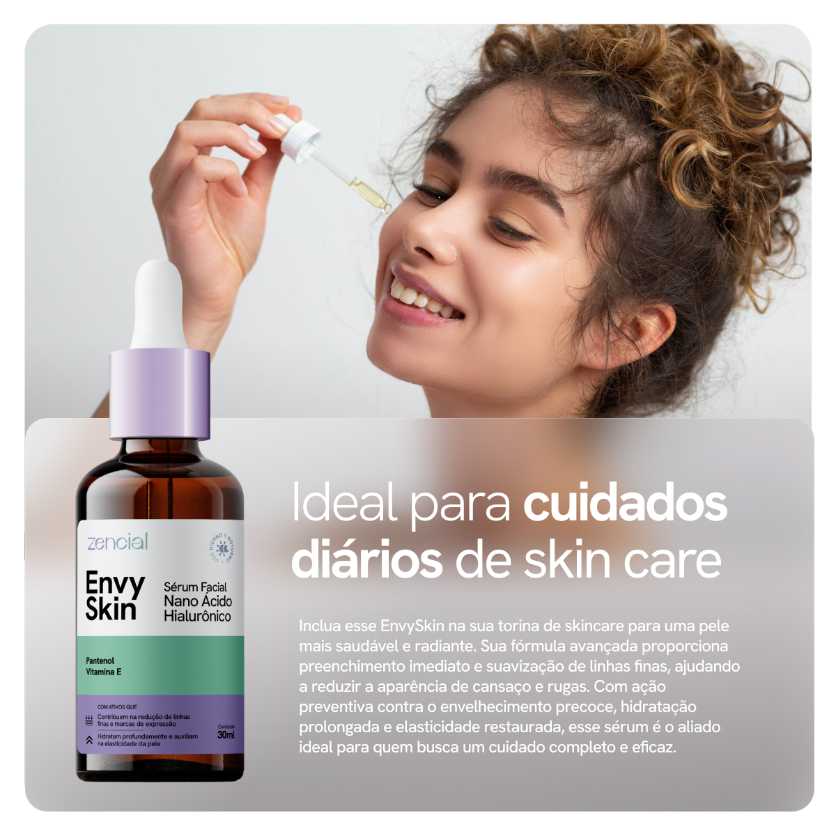 Envy Skin Nano Sérum Facial Ácido Hialurónico.