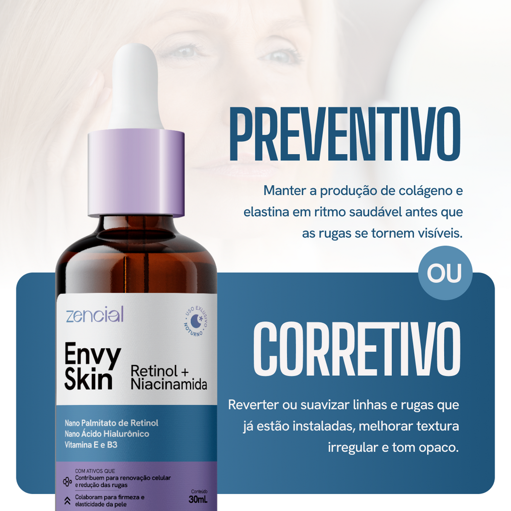 Envy Skin Nano Retinol + Niacinamida Serum Antiedad 30ml