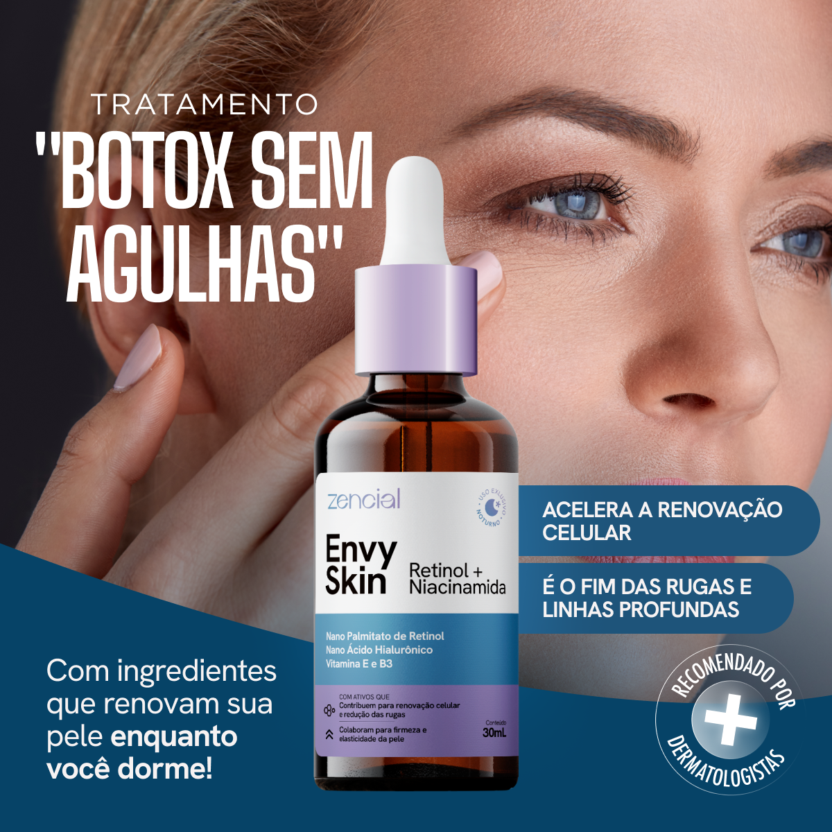 Envy Skin Nano Retinol + Niacinamida Serum Antiedad 30ml