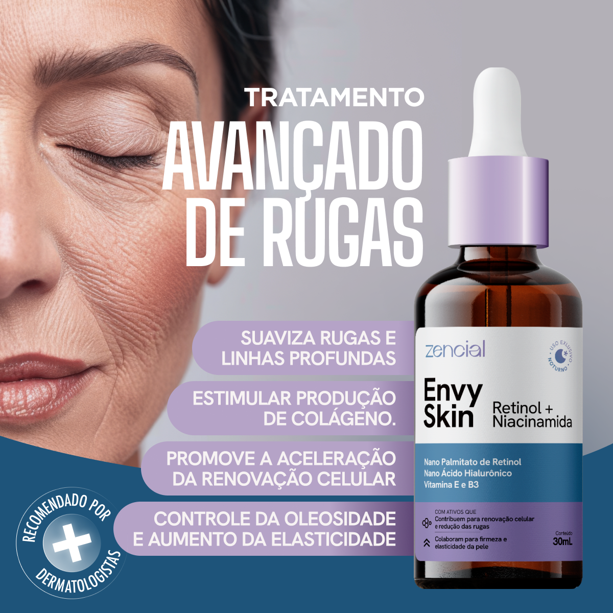 Envy Skin Nano Retinol + Niacinamida Serum Antiedad 30ml