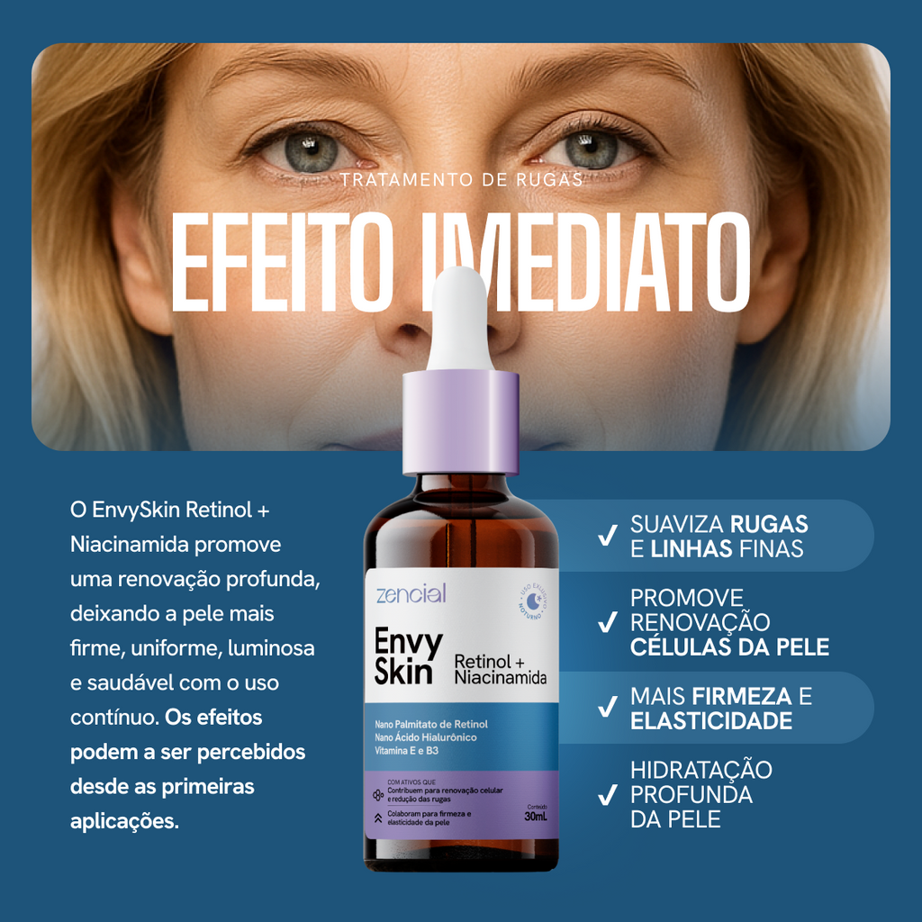 Envy Skin Nano Retinol + Niacinamida Serum Antiedad 30ml